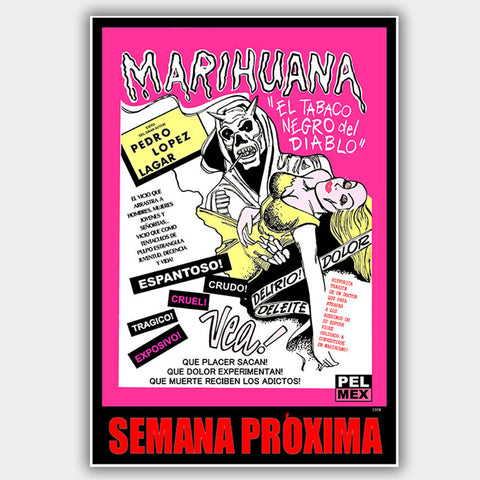 Marijuana - Spanish (1958) - Poster - 13 x 19 inches