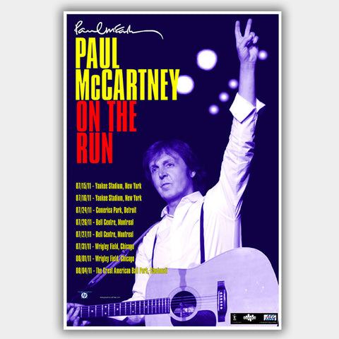 Paul Mccartney (2011) - Concert Poster - 13 x 19 inches