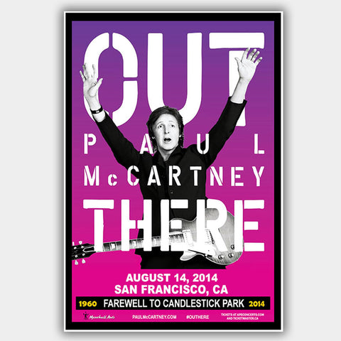 Paul Mccartney (2014) - Concert Poster - 13 x 19 inches