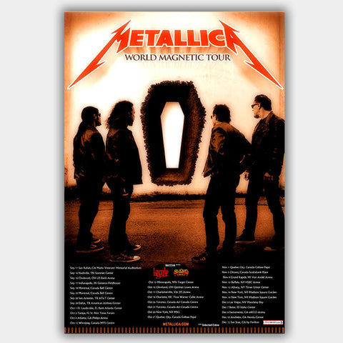 Metallica (2009) - Concert Poster - 13 x 19 inches