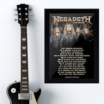 Megadeth (2019) - Concert Poster - 13 x 19 inches