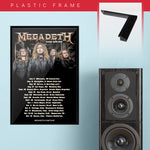 Megadeth (2019) - Concert Poster - 13 x 19 inches