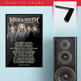 Megadeth (2019) - Concert Poster - 13 x 19 inches