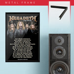 Megadeth (2019) - Concert Poster - 13 x 19 inches