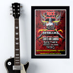 Metallica with Seether (2011) - Concert Poster - 13 x 19 inches