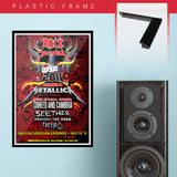 Metallica with Seether (2011) - Concert Poster - 13 x 19 inches