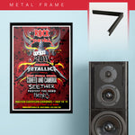 Metallica with Seether (2011) - Concert Poster - 13 x 19 inches