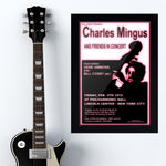 Charles Mingus with Gene Ammons & Bill Cosby (1972) - Concert Poster - 13 x 19 inches