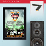 Motley Crue with Buckcherry (2008) - Concert Poster - 13 x 19 inches