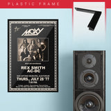 Moxy with AC/DC (1977) - Concert Poster - 13 x 19 inches