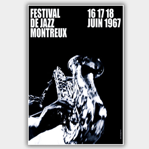 Montreux Jazz Festival (1967) - Concert Poster - 13 x 19 inches