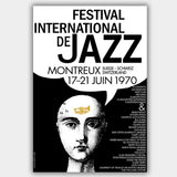 Montreux Jazz Festival (1970) - Concert Poster - 13 x 19 inches