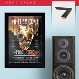 Motley Crue with Final Show (2016) - Concert Poster - 13 x 19 inches