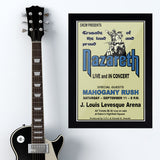 Nazareth with Mahogany Rush (1976) - Concert Poster - 13 x 19 inches