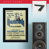 Nazareth with Mahogany Rush (1976) - Concert Poster - 13 x 19 inches
