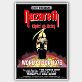 Nazareth with The Guess Who (1978) - Concert Poster - 13 x 19 inches