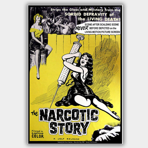 Narcotic Story (1958) - Movie Poster - 13 x 19 inches