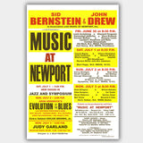 Newport Jazz Festival with Maynard Ferguson (1961) - Concert Poster - 13 x 19 inches