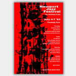 Newport Jazz Festival with Nina Simone (1963) - Concert Poster - 13 x 19 inches