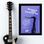 Newport Jazz Festival with Louis Armstrong (1964) - Concert Poster - 13 x 19 inches