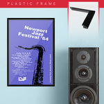 Newport Jazz Festival with Louis Armstrong (1964) - Concert Poster - 13 x 19 inches