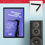 Newport Jazz Festival with Louis Armstrong (1964) - Concert Poster - 13 x 19 inches