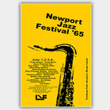 Newport Jazz Festival with Sinatra & Davis (1965) - Concert Poster - 13 x 19 inches