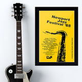 Newport Jazz Festival with Sinatra & Davis (1965) - Concert Poster - 13 x 19 inches