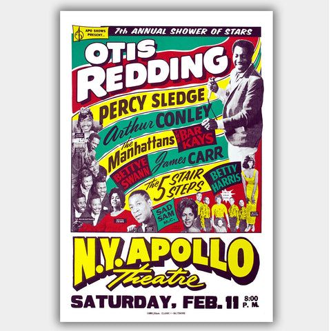 Otis Redding - Concert Poster - 13 x 19 inches