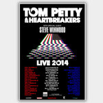 Tom Petty with Steve Winwood (2014) - Concert Poster - 13 x 19 inches