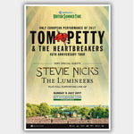 Tom Petty & the Hearbreakers with Stevie Nicks & The Lumineers (2017) - Concert Poster - 13 x 19 inches