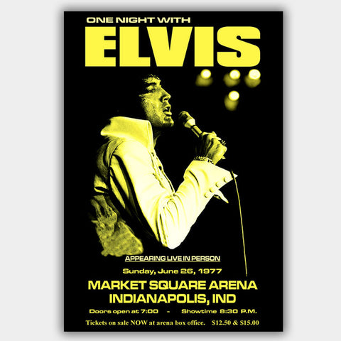 Elvis Presley (1977) - Concert Poster - 13 x 19 inches