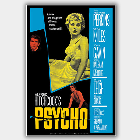 Psycho (1960) - Movie Poster - 13 x 19 inches