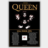 Queen (1976) - Concert Poster - 13 x 19 inches