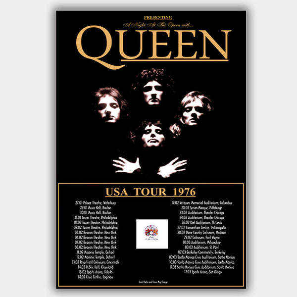 QUEEN 1975 1976 パンフレット アート・デザイン・音楽