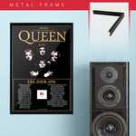Queen (1976) - Concert Poster - 13 x 19 inches