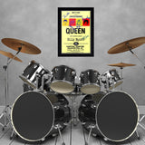 Queen with Billy Squier (1982) - Concert Poster - 13 x 19 inches