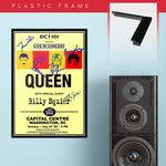 Queen with Billy Squier (1982) - Concert Poster - 13 x 19 inches