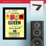 Queen with Billy Squier (1982) - Concert Poster - 13 x 19 inches