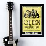 Queen with Yellow (1978) - Concert Poster - 13 x 19 inches