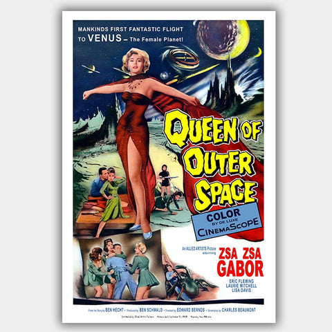 Queen Of Outer Space (1958) - Movie Poster - 13 x 19 inches