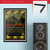 Radiohead with Grizzly Bear (2008) - Concert Poster - 13 x 19 inches