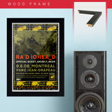 Radiohead with Grizzly Bear (2008) - Concert Poster - 13 x 19 inches