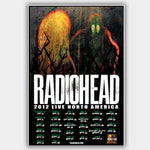 Radiohead (2012) - Concert Poster - 13 x 19 inches