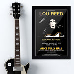 Lou Reed with Garland Jeffreys (1973) - Concert Poster - 13 x 19 inches