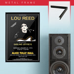 Lou Reed with Garland Jeffreys (1973) - Concert Poster - 13 x 19 inches