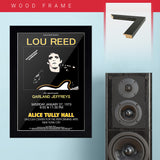 Lou Reed with Garland Jeffreys (1973) - Concert Poster - 13 x 19 inches