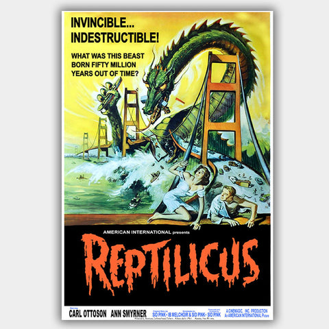 Reptilicus (1961) - Movie Poster - 13 x 19 inches