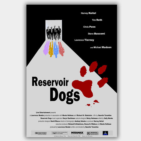 Reservoir Dogs (1992) - Movie Poster - 13 x 19 inches