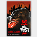 Rolling Stones (2012) - Concert Poster - 13 x 19 inches